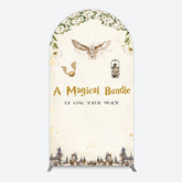 Lofaris White Floral Magical Bundle Baby Shower Arch Backdrop